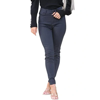 Image of BRAND KRUZE Womens Skinny Jean Jeggings High Rise Stretch Denim Jeans Leggings KZL109 Grey 16