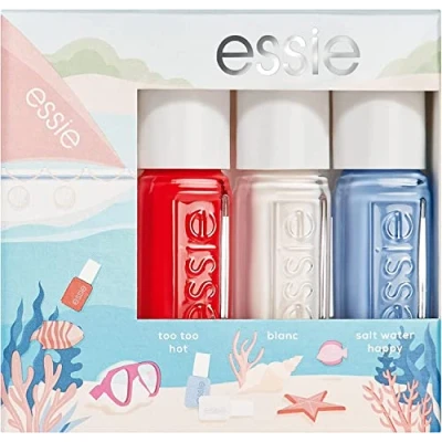 Image of Essie Under the Sea Nail Polish Set of 3 Mini Polishes Shades
