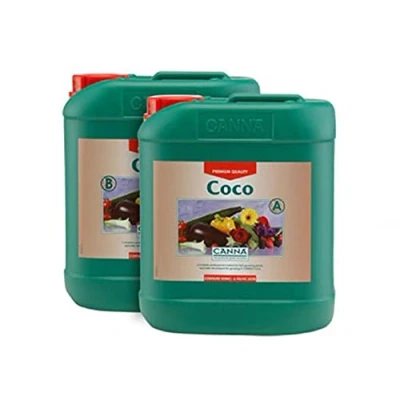Image of CANNA Coco Coir A+B 1, 5, 10L Veg &amp; Flower Plant Food Base NUTRIENTS HYDROPONICS (5 Litre)