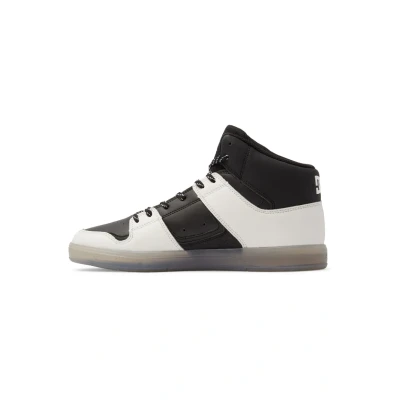 Image of DC Shoes CURE Skate shoes, Men&#039;s, Size: 6, Bca black cream Leather