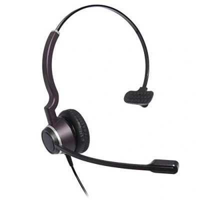 Image of JPL Headset HAC 1 Monaural, Corded, Professional Office / Contact Centre, Compatible, (QD) Quick Disconnect System, Suitable for Hearing Aware &amp; Impaired Users Black
