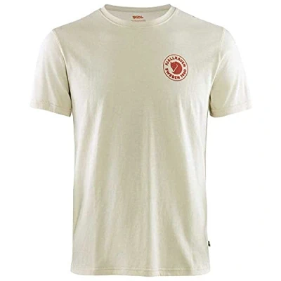 Image of FJALLRAVEN Men&#039;s 1960 Logo T shirt M Shirt, Chalk White, S UK
