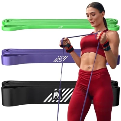 Image of FX FFEXS Resistance Bands Set Men Exercise Durable Latex Pull Up Gym Stretch for Workout Fitness Elastic &amp; Women All Strength Levels