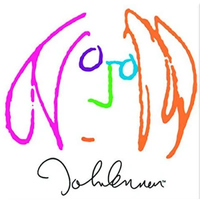 Image of John Lennon Fridge Magnet Imagine self Portrait Motion Official White One Size