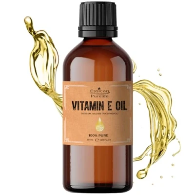 Image of Vitamin E Oil for Skin, VIT Pure Oil, Hair 100% Natural Face, Scars Nails 50ml