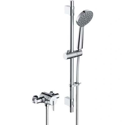 Image of Sonique 3 Exposed Thermostatic Mixer Shower Dual Control Kit 110mm 155mm Bristan