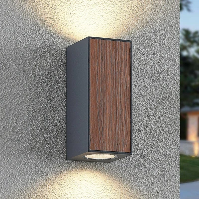 Image of Lucande Cimala outdoor wall lamp 2xGU10, 16.5 cm