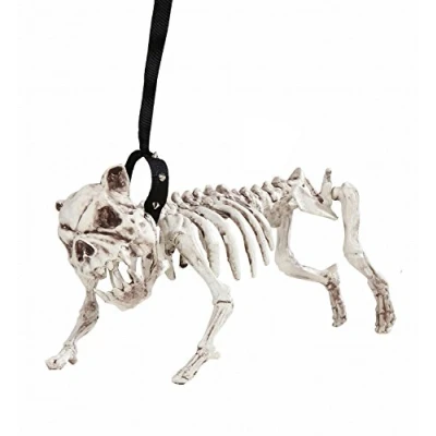 Image of Widmann 01373 ? Skeleton Dog with Lead, 45 cm