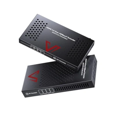 Image of AV Access Professional UHD 4K60Hz (HDBaseT) HDMI 2.0 Extender Up to 70M(230ft), 4K@30Hz HDR10 and 3D, Zero Latency over Cat5e/6/6a/7, Auto EDID Management, HDCP 2.2, 2 Way PoE + IR RS232