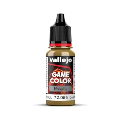 Image of Vallejo Game Color 17 ml Acrylic Paint Polished Gold