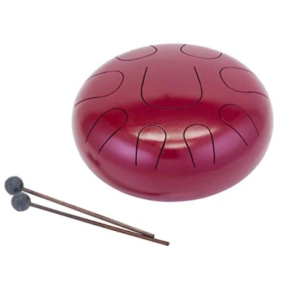 Image of Pearl 9 Note Tongue Drum In C Major PMTD9CPTF/691 Awakening Series #691 Crimson Burst