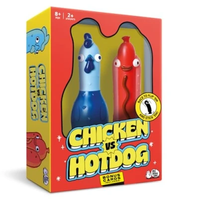 Image of Chicken vs Hotdog: The Ultimate Challenge Party Game for Flipping Fun Families, Board Nights