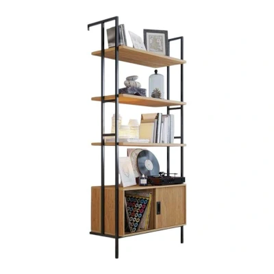 Image of TEKNIK Hythe 5426436 Wall Mounted Bookcase Serene Walnut