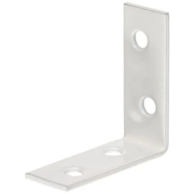 Image of Chair Brackets (Pack of 12) 40 x 15 mm / 12 STK. White