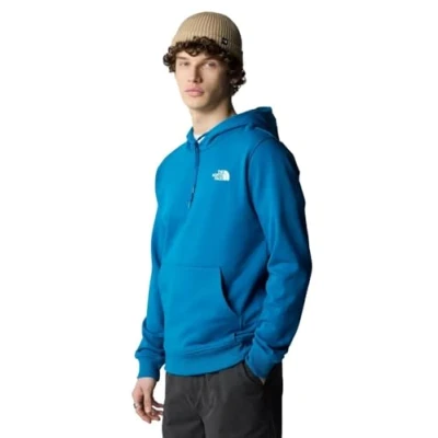 Image of The North Face Mens Simple Dome Hoodie Blue Cotton Size Small