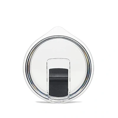 Image of MiiR, Press fit Slide Lid, Compatible 6 oz, 8 10 oz Tumblers, Small, Clear/Black