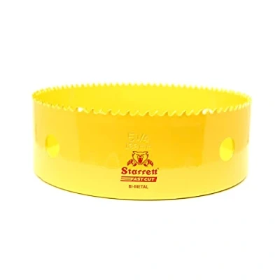 Image of Starrett HSS Bi Metal Hole Saw FCH0514 Fast Cut Extra Cobalt For Stainless Mild Sheet Wood Plastic Various Materials 133mm