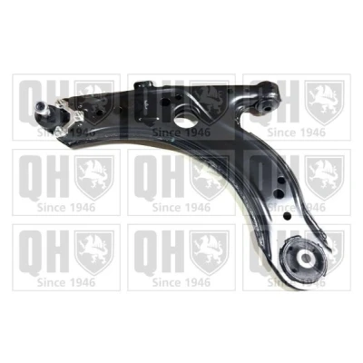 Image of 1J0407151A, 1J0407151B, 1J0407151C, 1J0407151CS1 Suspension Arm QUINTON HAZELL QSA1533S with rubber mount, ball joint Control 18mm