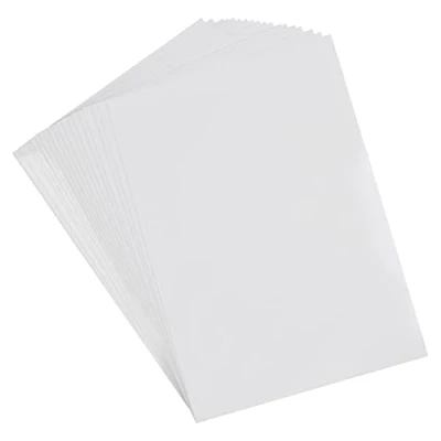 Image of NA 20 Sheets A4 Inkjet Vinyl Sticker, Transparent Glossy Self Adhesive Sticky Label Image Resolution Printing Paper Sheet, Laser and Printable, HYSM 138