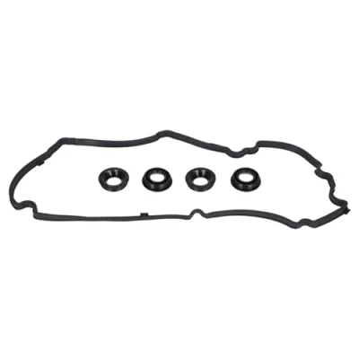 Image of 04L103070A, 04L103070AS1, 04L103483, 04L103483S1 Gasket Set, rocker cover FEBI BILSTEIN 182439 ACM (Polyacrylate) VOLKSWAGEN: Golf 7