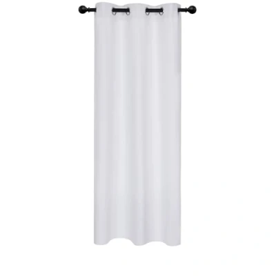 Image of Deconovo Blackout Curtain Thermal Insulated Window Treatments Grommet Top Room Darkening Panels for Bedroom 42x63 Inch Star White