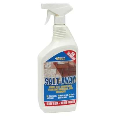 Image of Everbuild Salt Away Treatment External Use Biodegradable Works On Bricks, Concrete And Stone Ready To 1 Litre