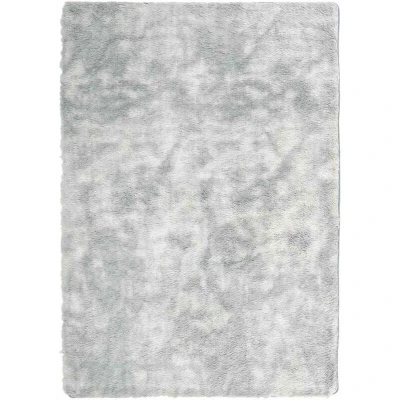 Image of vidaXL Shaggy Rug High Pile NAVARRA Silver Grey 240x340 cm Polyester