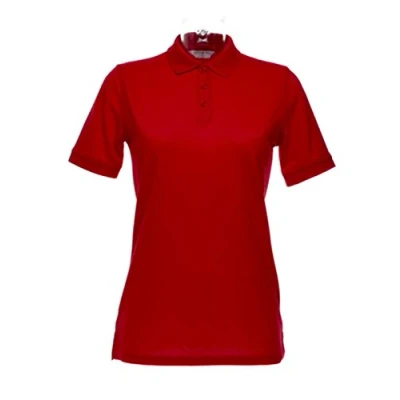 Image of Kustom Kit New Womens Klassic Polo Shirt with Superwash Red Size 22