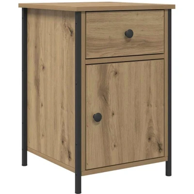 Image of vidaXL Bedside Cabinet Artisan Oak 40x42x60 cm Engineered Wood