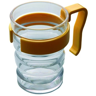 Image of Easy Grip Cup Handle for Better Control, gripping and to Reduce Spills. Ideal Those with Weak Grip, Poor Motor Skills, Reduced Dexterity, Parkinson&#039;s, Arthritis or The Elderly. No Spill
