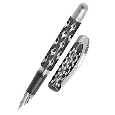 Image of ONLINE college ink pen Goal ergonomic fountain for school / solid medium nib, soft grip part standard cartridges refillable │ideal beginners, pupils &amp; students