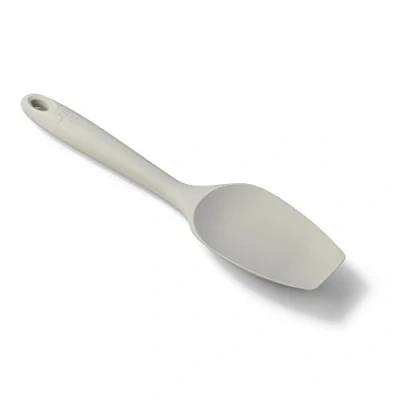 Image of Zeal J220S Silicone Non Scratch Spatula Spoon French Grey (10/26cm)