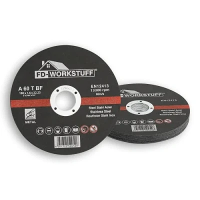 Image of Professional cutting discs, 20 pieces, diameter 180 mm, 1.6 mm thin, for flex, and angle grinder, stainless steel, flex discs.