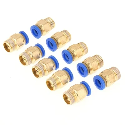 Image of TOPINCN 10Pcs Pneumatic Quick Connector Air Fittings Adapter 8Mm Diameter Thread 1/4Bsp Set for Pipe Tools
