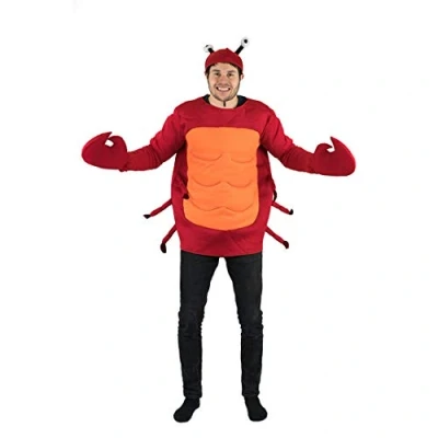 Image of Bodysocks® Crab Fancy Dress Costume (Adult)