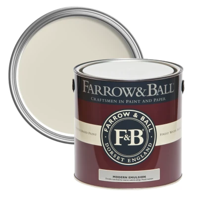 Image of Farrow &amp; Ball Modern Emulsion 282 Shadow White 5L