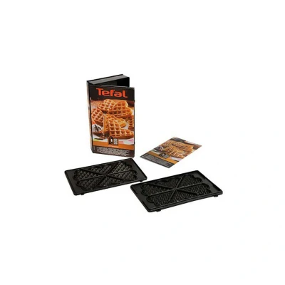 Image of Tefal XA800612 Heart Waffle Plates Set, Non Stick, Snack Time, Accessory, Collection