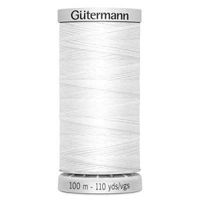 Image of Gutermann Extra Upholstery Strong Sewing Thread 100m White 800 Each