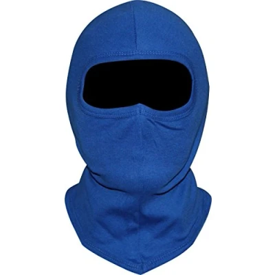 Image of Rynz Collection Balaclava 100% COTTON Open Face Motocycle Motobike Helmet Soft SKI One Size (Blue)