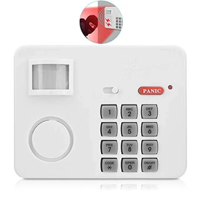 Image of Mavis Laven Wireless Security Keypad Alarm System, PIR Motion Sensor Password Remote Infrared Detectors with Panic Button for Home Window Door