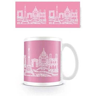 Image of Paris Citography Ceramic Mug, Multi Colour, 11 oz/315 ml