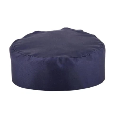 Image of Whites Chefs Clothing Skull Cap, Blue, One Size Fits All, Material: Polycotton, Lightweight Elasticated Back, Easy to Clean, Professional Kitchen Attire, A204