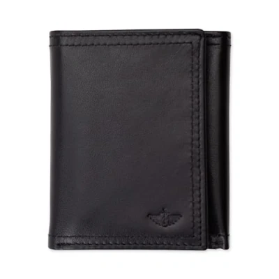 Image of Dockers Men&#039;s Extra Capacity Slim Profile Trifold Wallet with Multiple Card Slots and ID Window, Black Xcap, One Size, Rfid