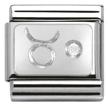 Image of Nomination Taurus Zodiac Charm