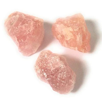 Image of 1 x Rough Rose Quartz Crystal Stone 80g Healing Love, Compassion, Self Esteem Therapy