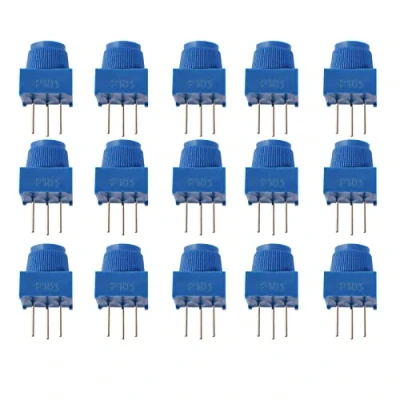 Image of the Lord of Tools 15PCS 10K Ohm Breadboard Trim Potentiometer with 270 Degree Rotatable Knob Variable Resistors Trimmer