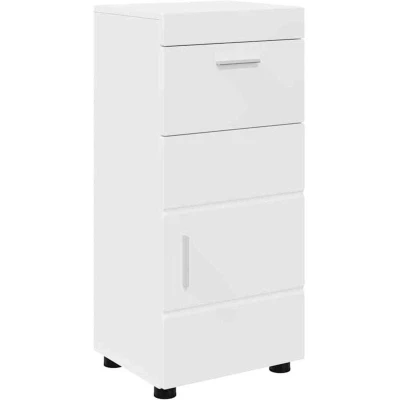 Image of vidaXL Bathroom Cabinet White 37 x 31.5 82 cm Engineered wood