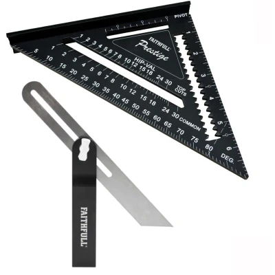 Image of Faithfull CNC Sliding Bevel &amp; Quick Square Set