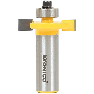 Image of Yonico 14184 Slot Cutter Router Bit, Cutting Height: 1/4&quot;, Depth: 3/8&quot; 1/2&quot; Shank