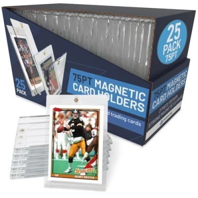 Image of Invested Alliance Premium Magnetic Card Holder Holders for Trading Cards. Pro UV Protectors with Ultra Clear Design, One Touch Magnet Case and MTG